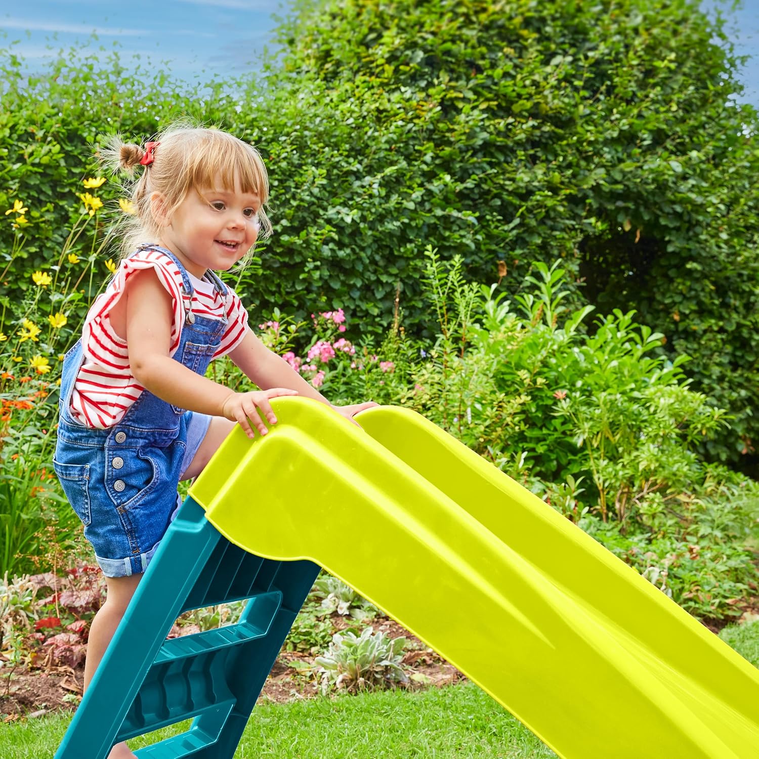 Dečiji tobogan na sklapanje zeleni