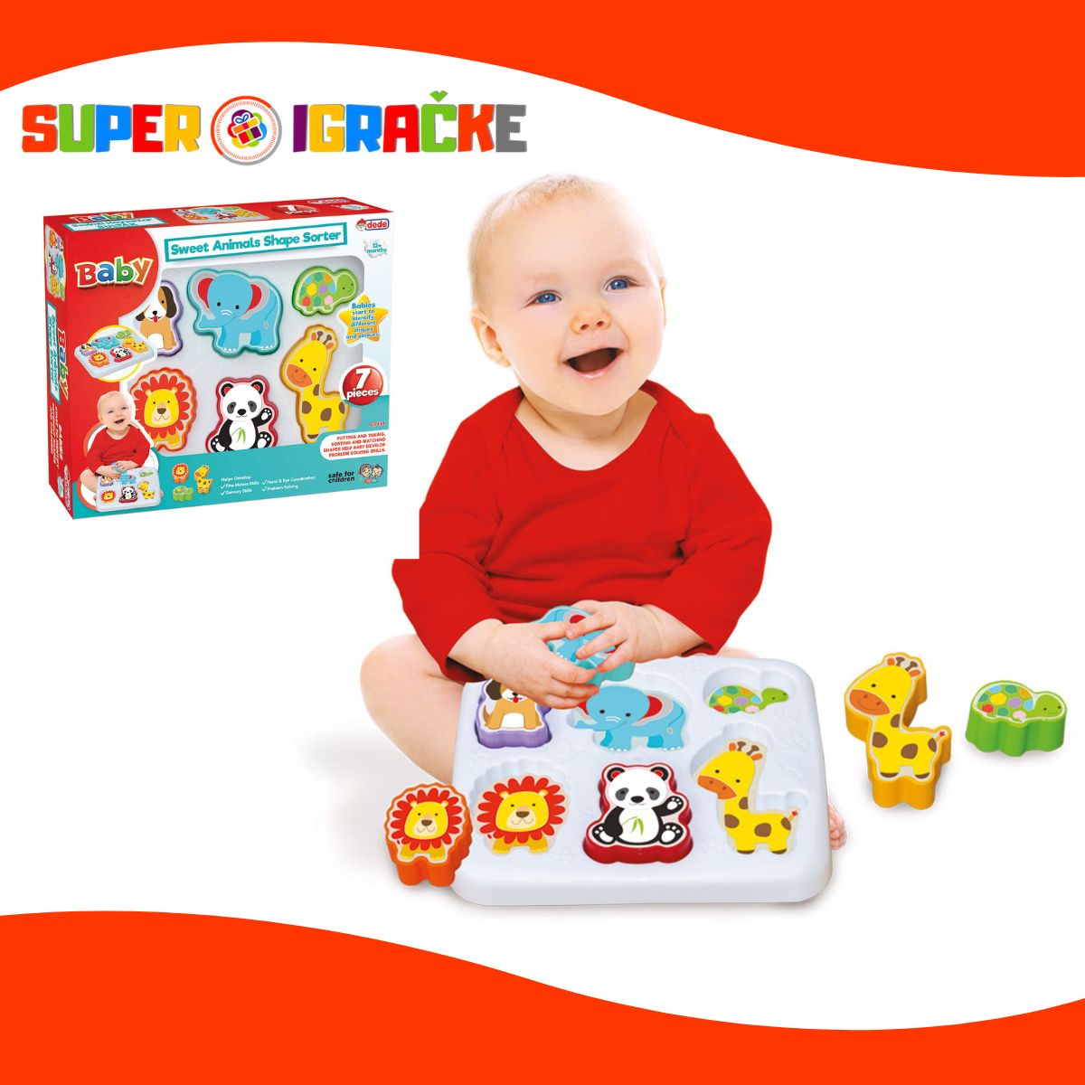 Dede sorter oblika - Slatke životinje