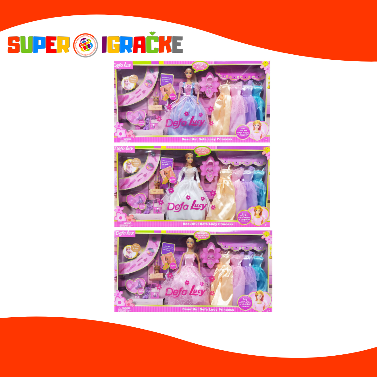 Defa lutka i haljina za bal