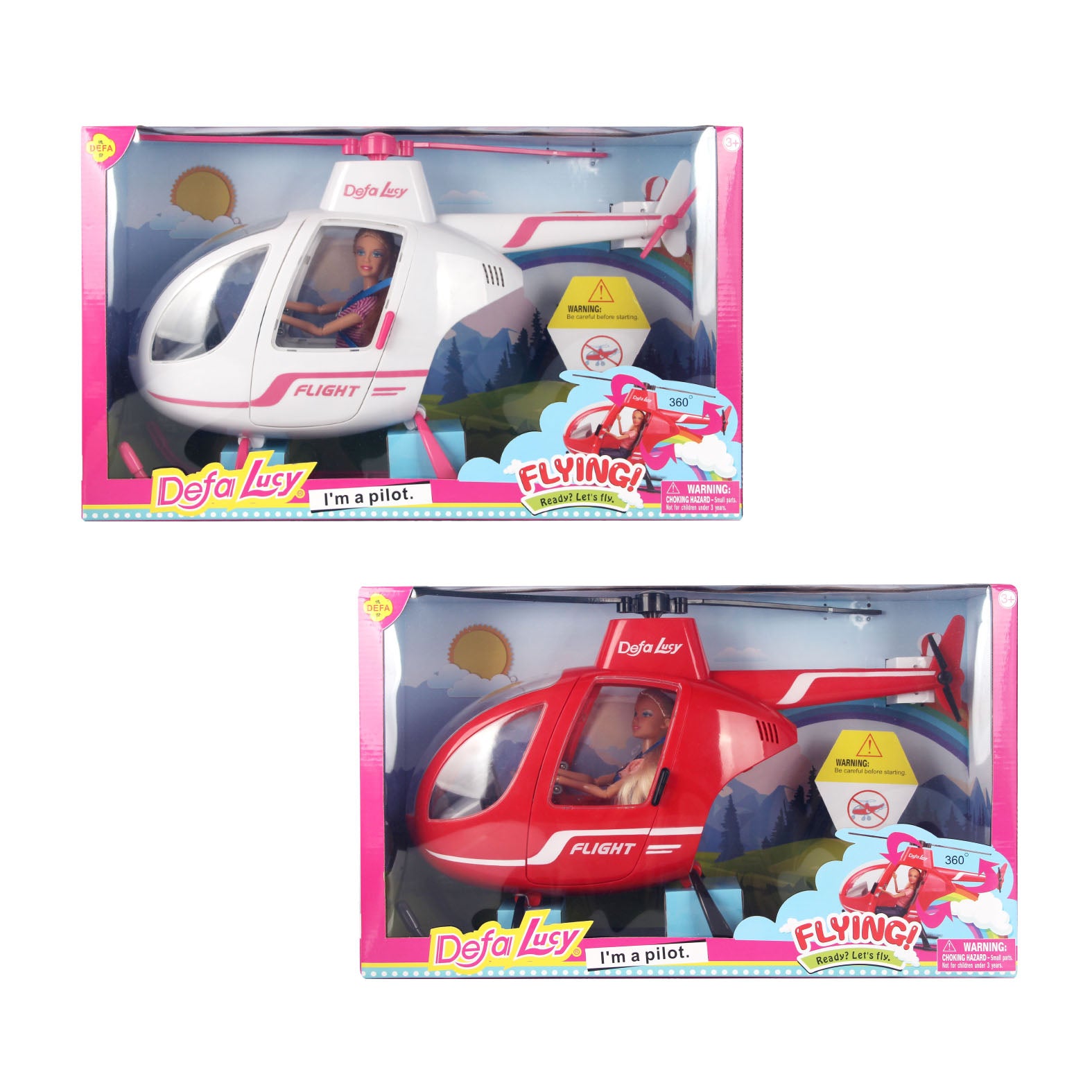 Defa lutka pilot i helikopter