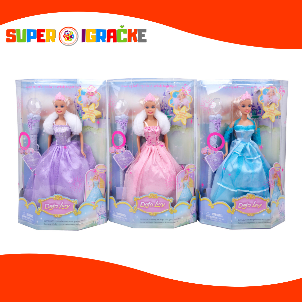 Defa lutka u večernjoj haljini