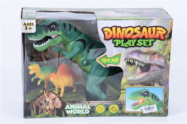 Dinosaurus sa svetlom i muzikom