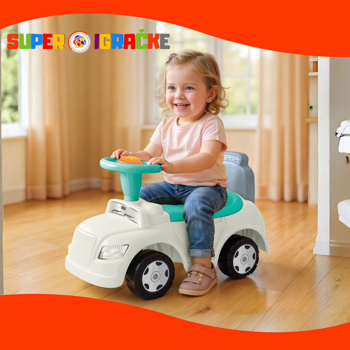 Dolu  2 u 1 guralica zelena