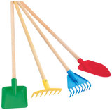 Dolu baštenski alat - Ašov, grabulje, lopata