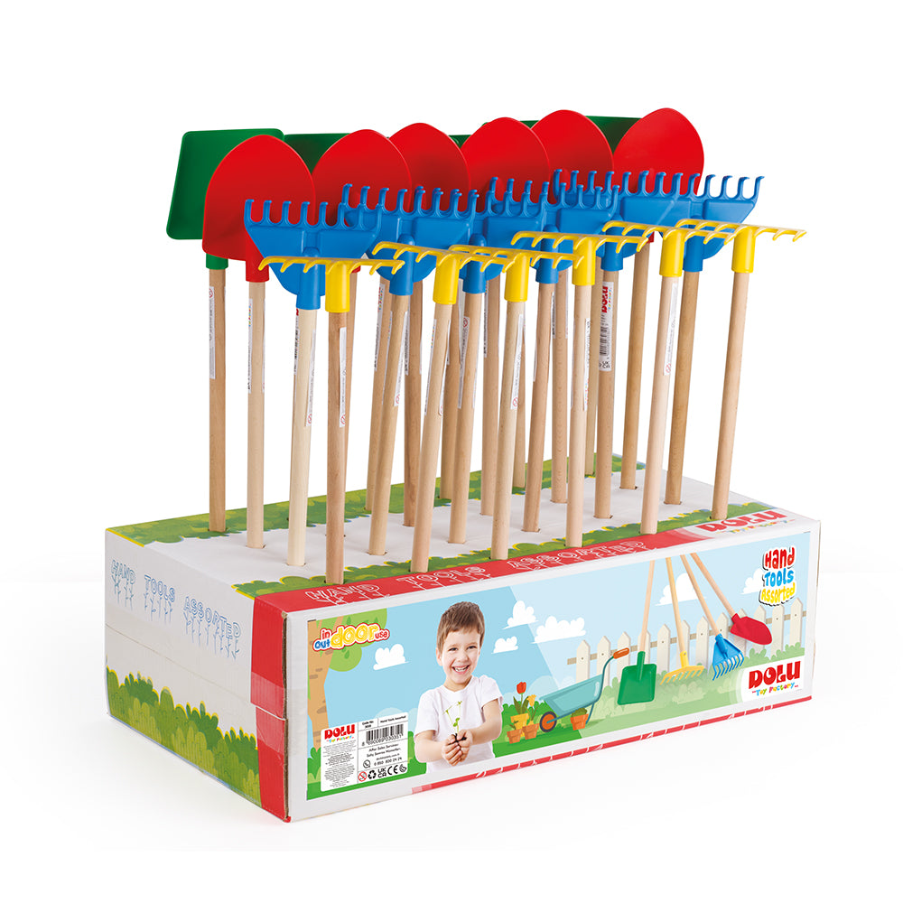 Dolu baštenski alat - Ašov, grabulje, lopata