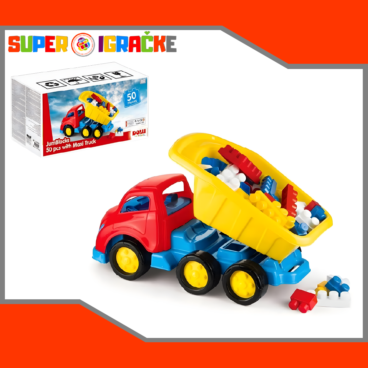 Dolu kamion sa kockama