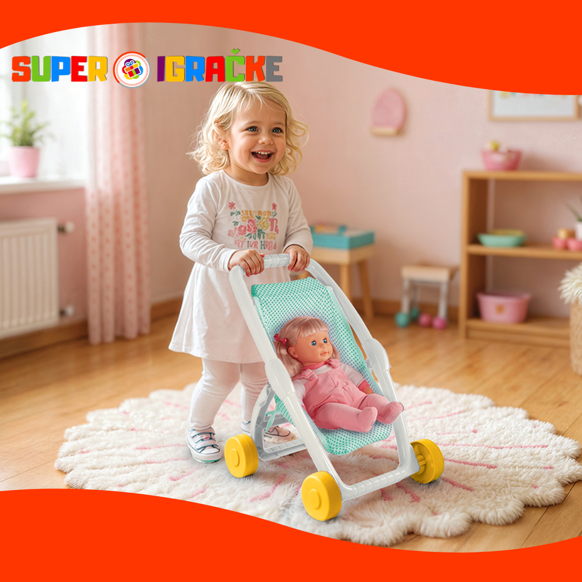 Dolu kolica za lutke