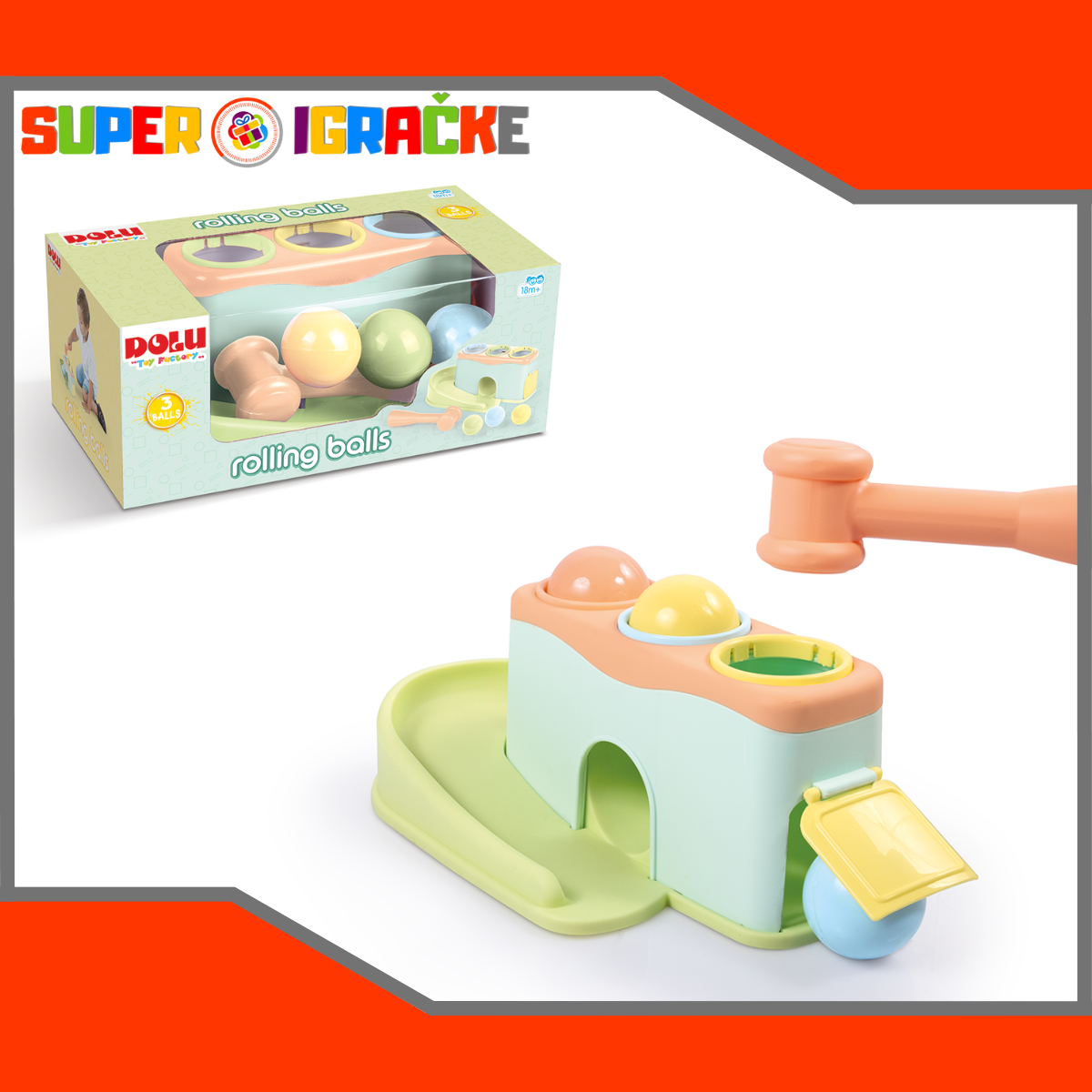 Dolu kotrljajuće loptice