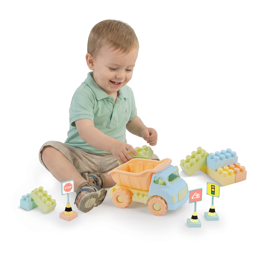 Dolu pastel kamion sa kockama 40kom