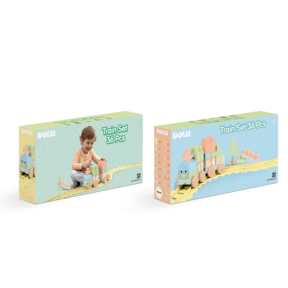 Dolu vozić set 36kom pastel