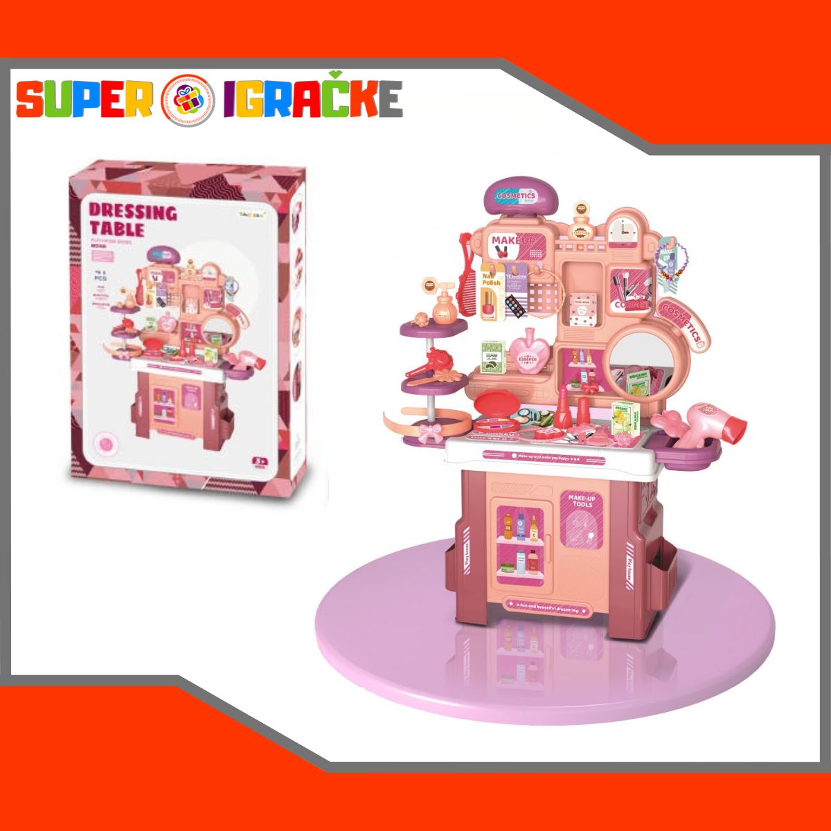 Dressing table set za šminkanje