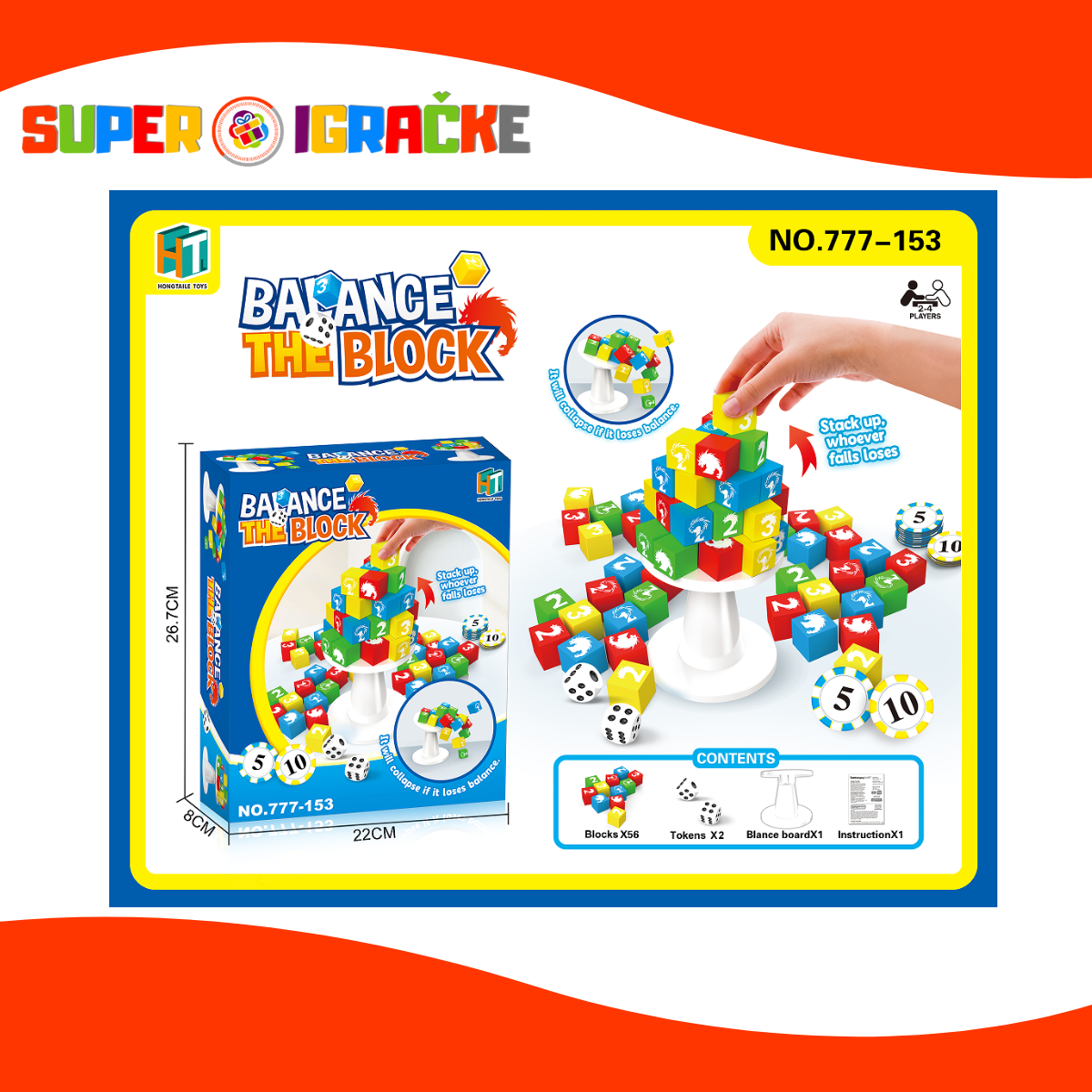 Društvena igra - Balans kockice