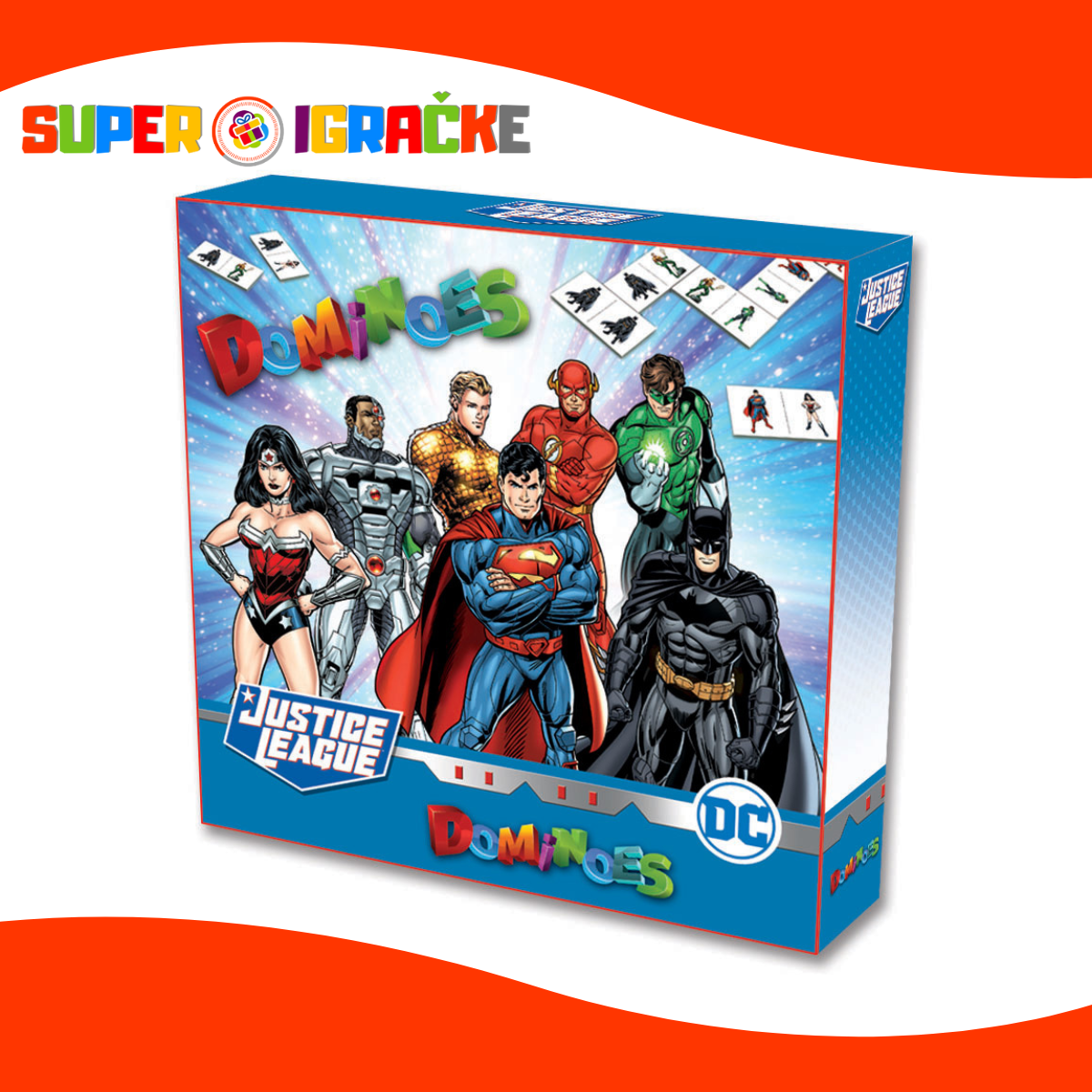 Društvena igra - Domine Justice League