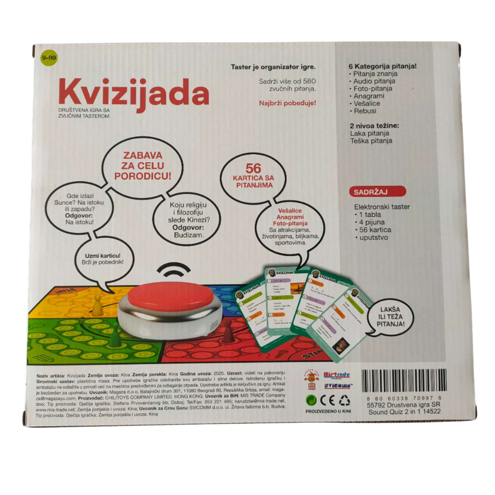 Društvena igra - Kvizijada