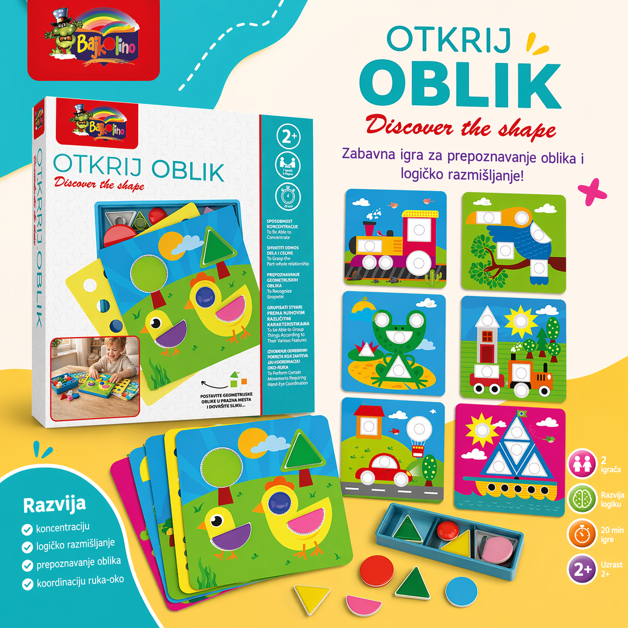 Društvena igra - Otkrij oblik