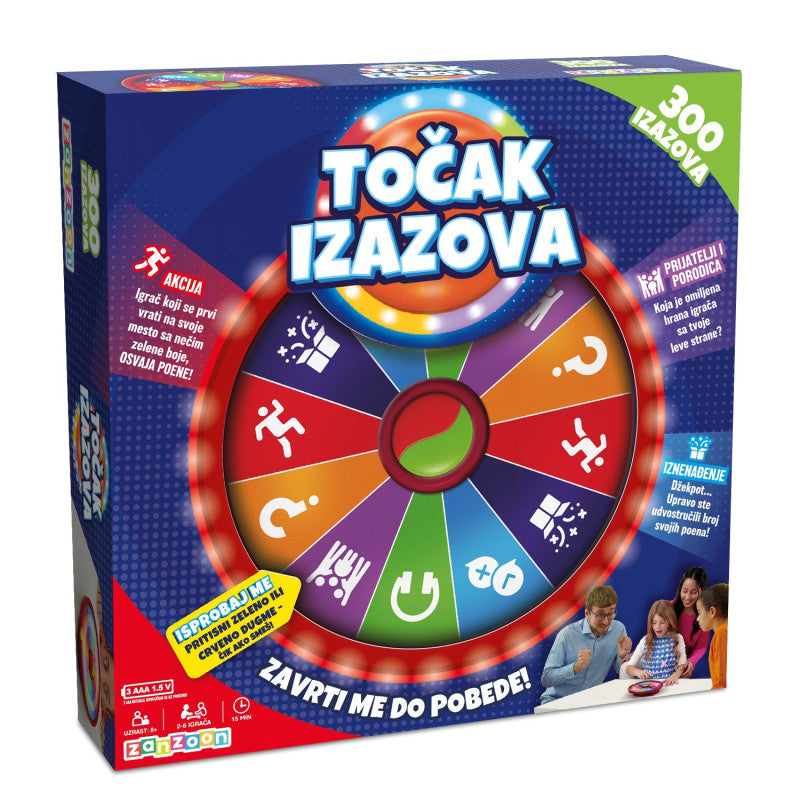 Društvena igra - Točak Izazova