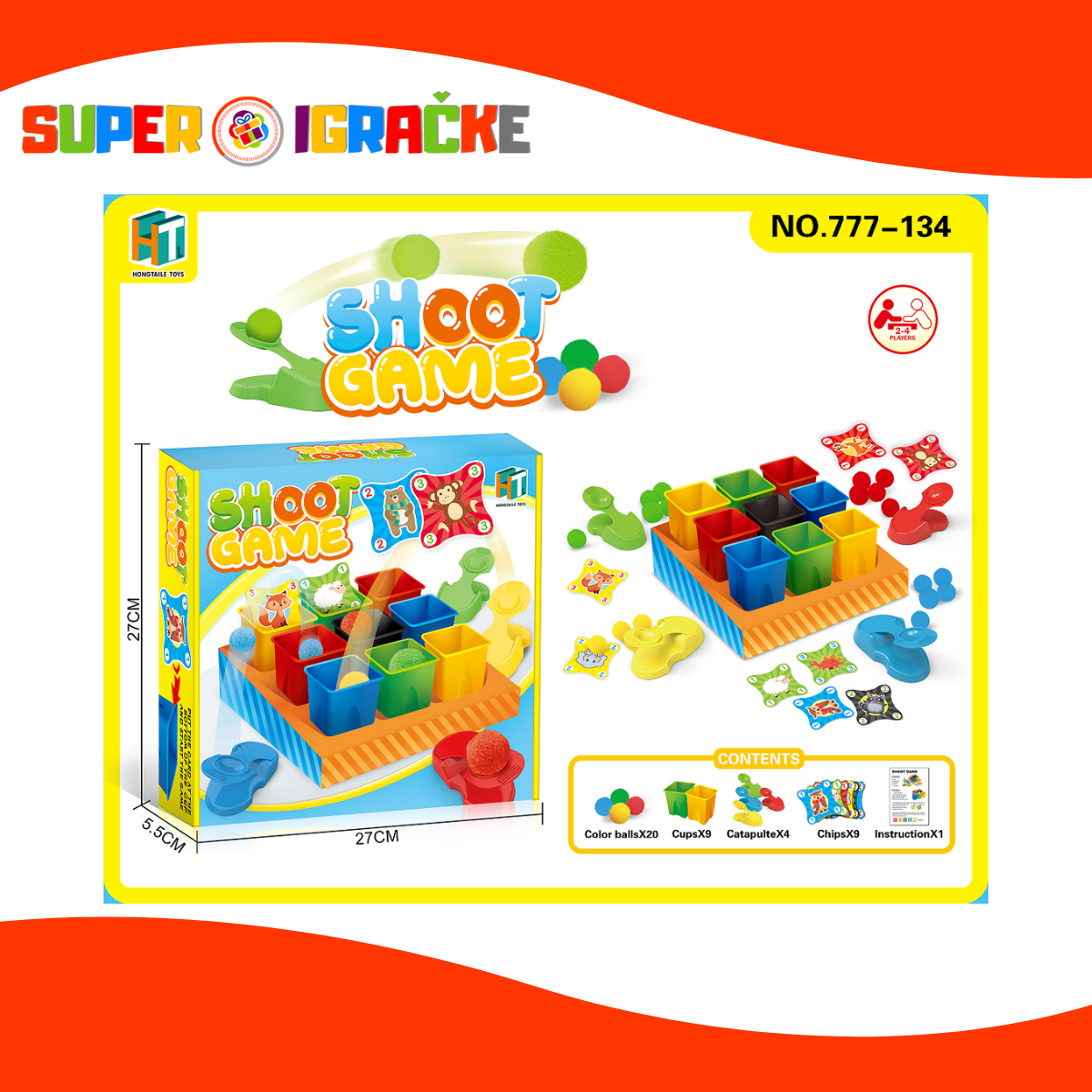 Društvena igra - Ubaci lopticu