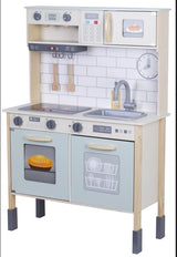 Drvena nova kuhinja Monny sa 2 drvene posude