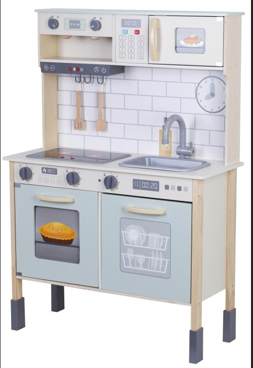 Drvena nova kuhinja Monny sa 2 drvene posude