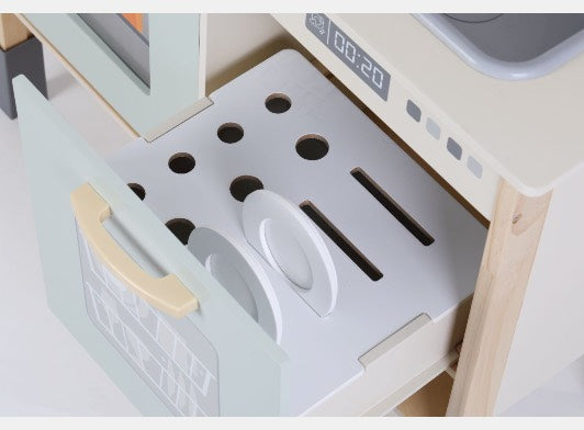 Drvena nova kuhinja Monny sa 2 drvene posude