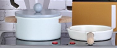 Drvena nova kuhinja Monny sa 2 drvene posude