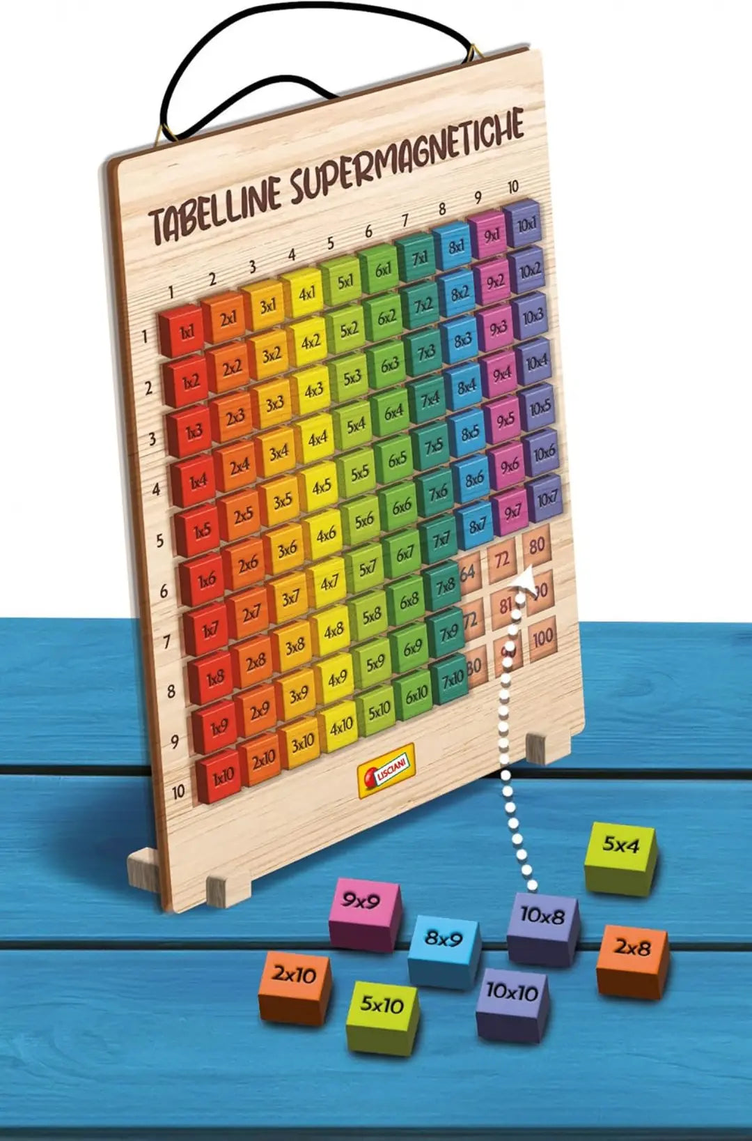Drveni edukativni set - tablica množenja