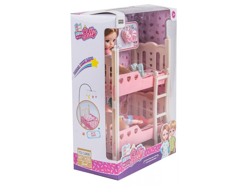 Dve lutkice sa krevetom na sprat