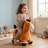 Džampi magare braon pliš