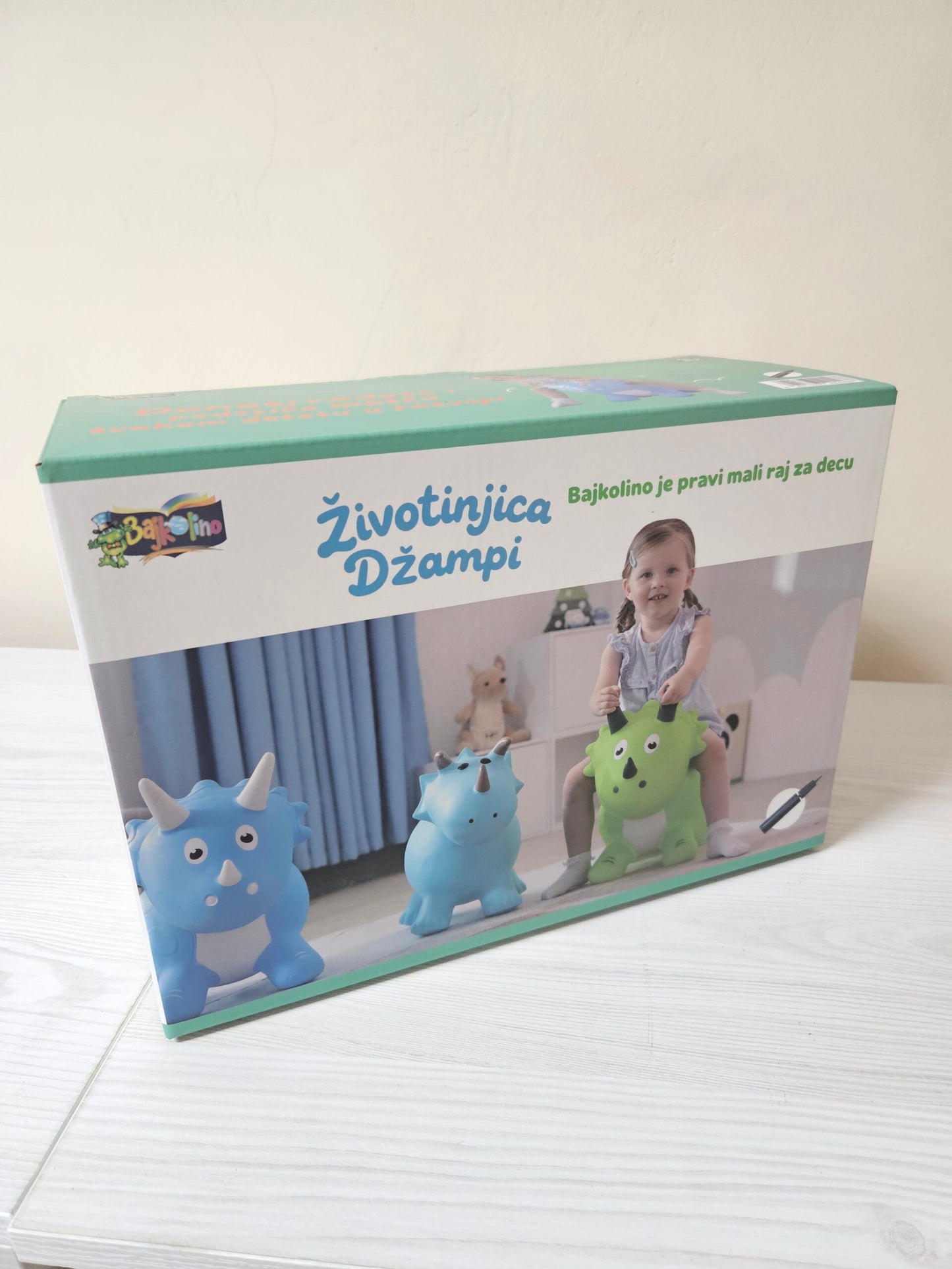 Džampi plišani jednorog ljubičasti
