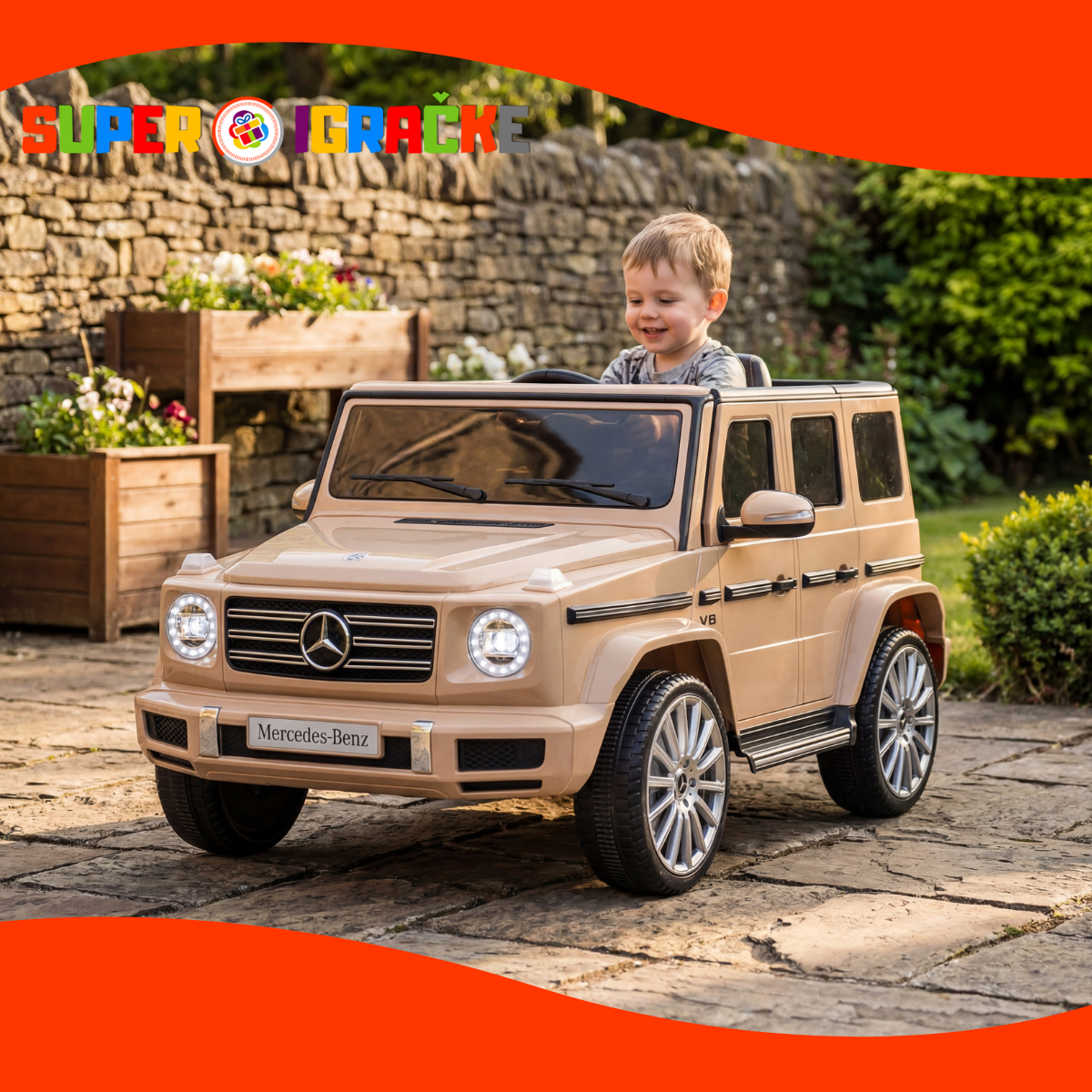 Džip MB G63 12V Braon XMX627