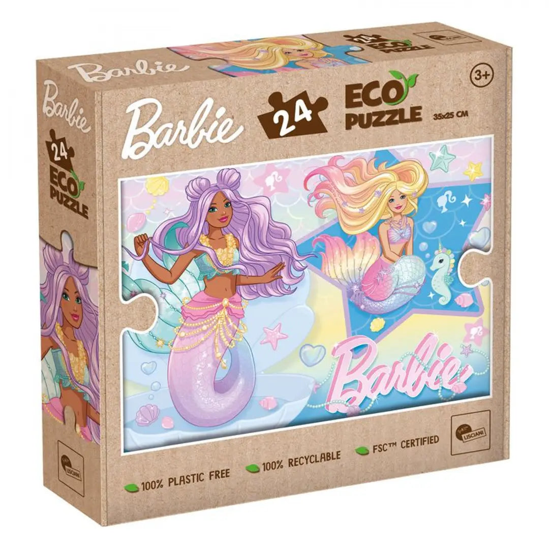 ECO Puzle Barbie sirena 24kom
