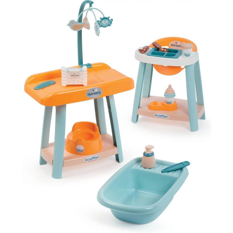 Ecoiffier 3 u 1 set za bebe lutke