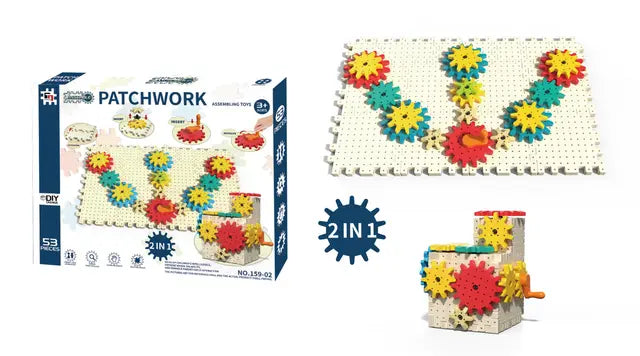 Edukativna igra - 2u1 Zupčanici 53kom