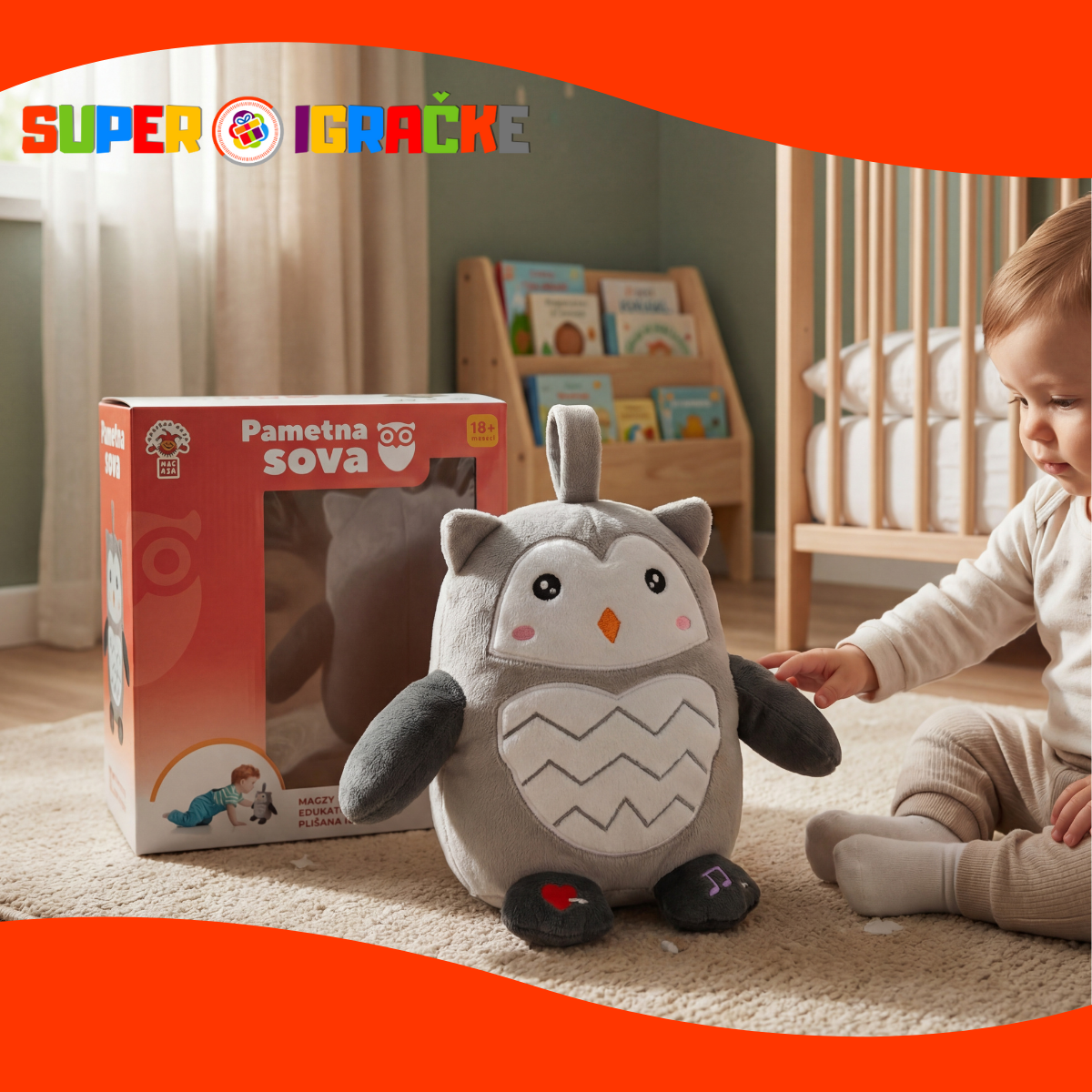 Edukativna igračka - Pametna Sova