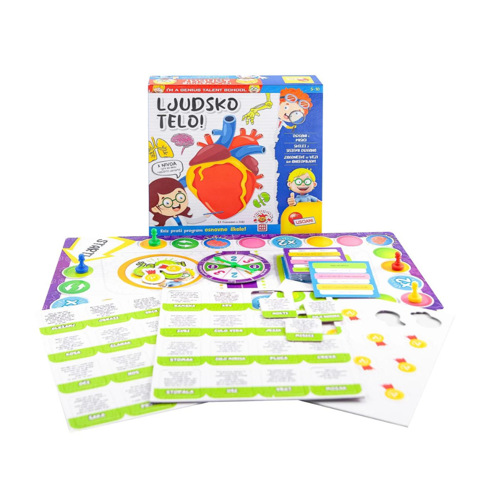 Edukativni set - Upoznaj ljudsko telo