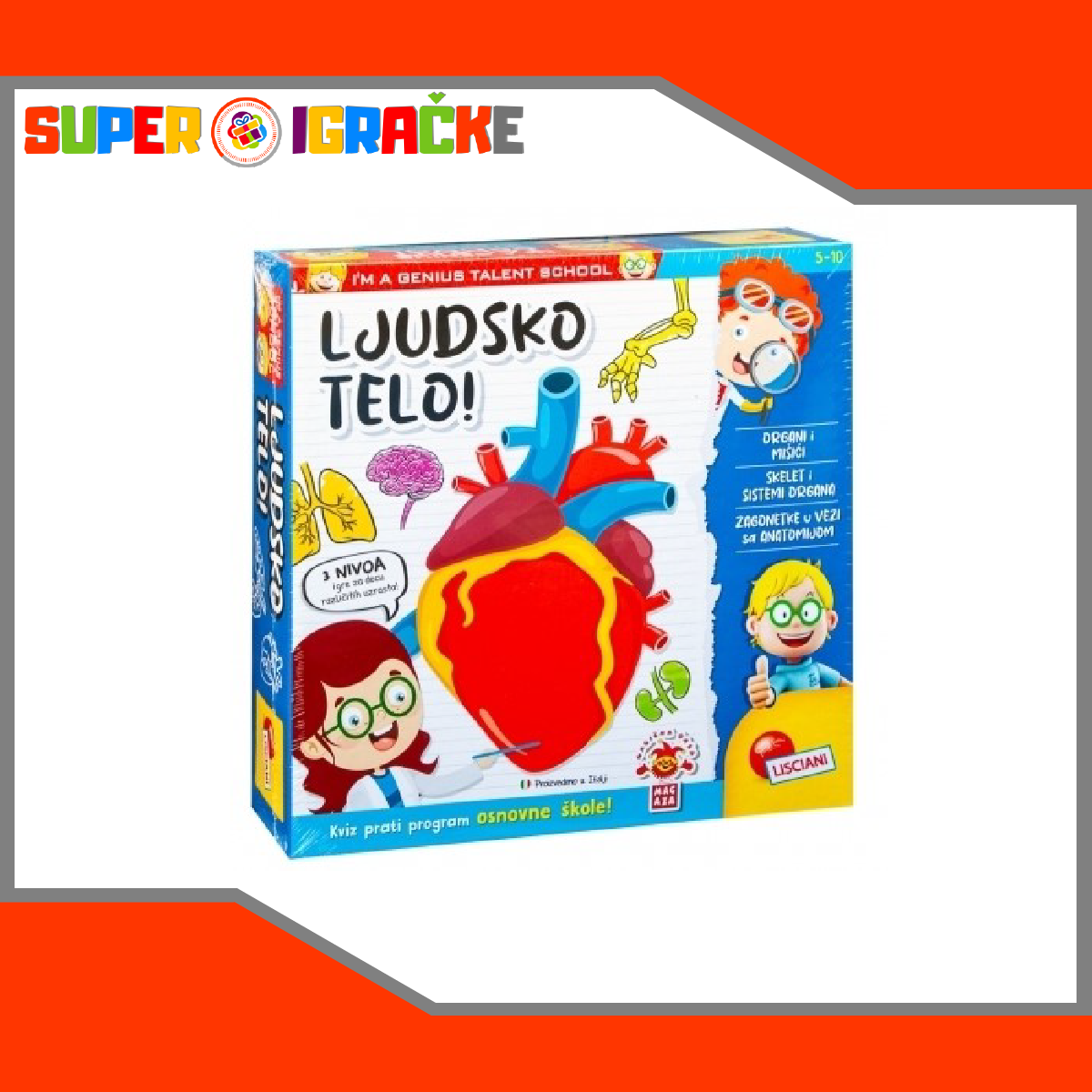 Edukativni set - Upoznaj ljudsko telo