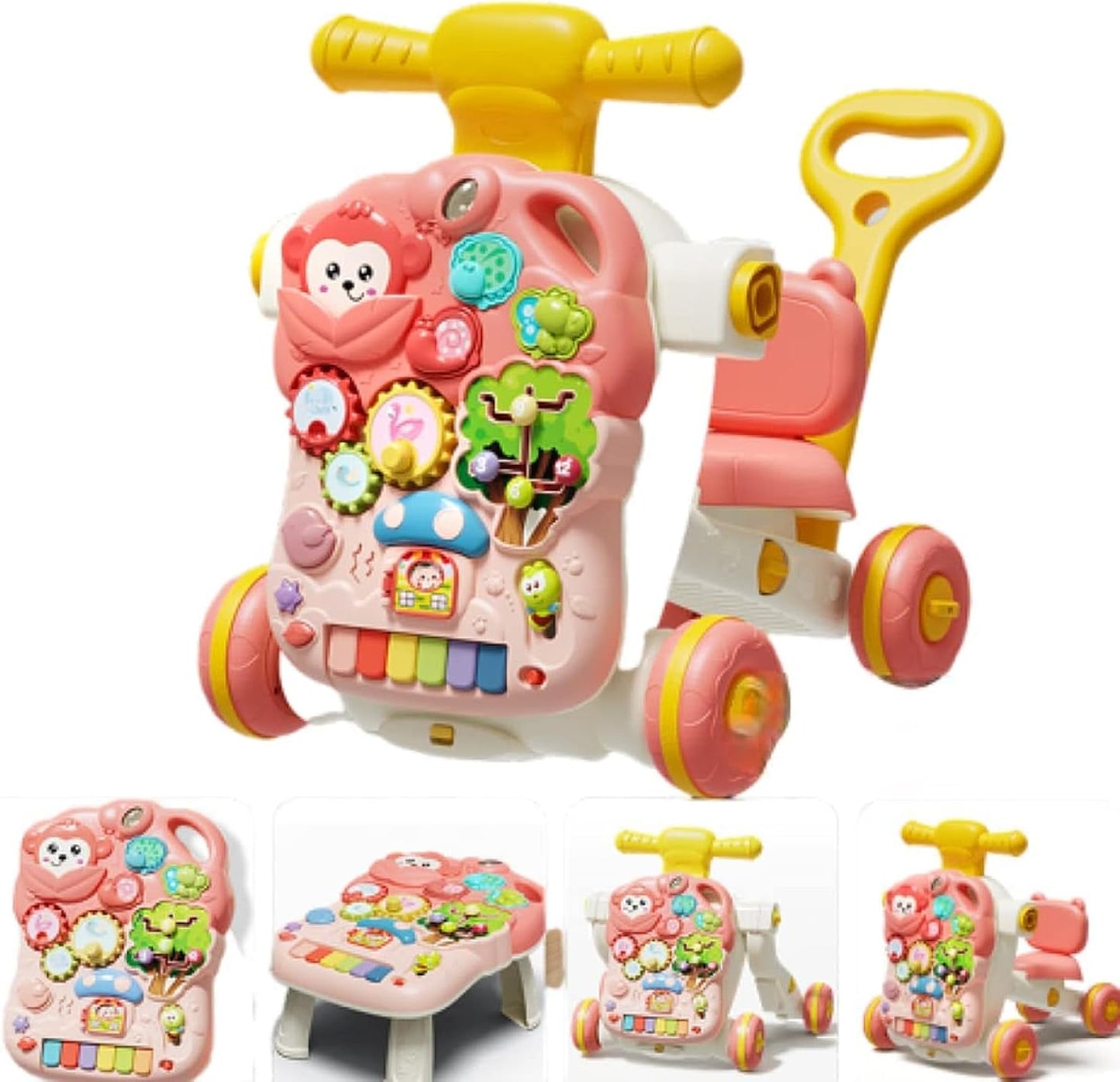 Edukativni stočić i guralica 4u1