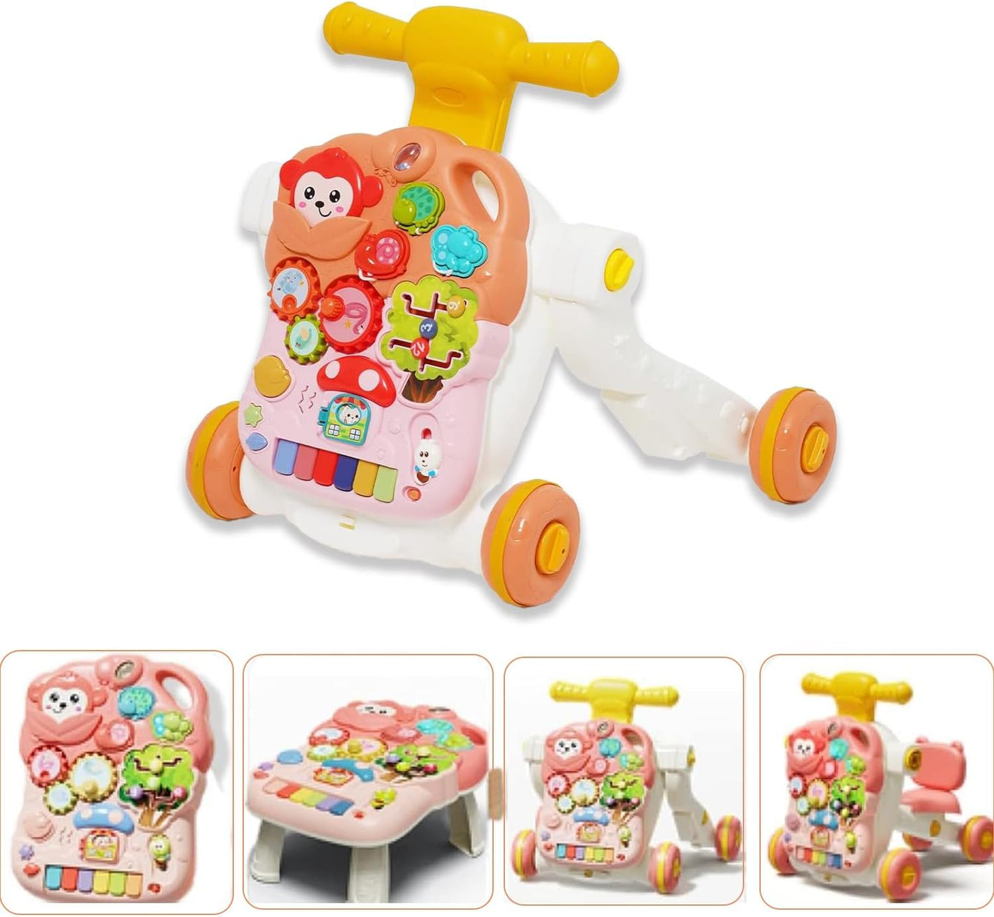 Edukativni stočić i guralica 4u1