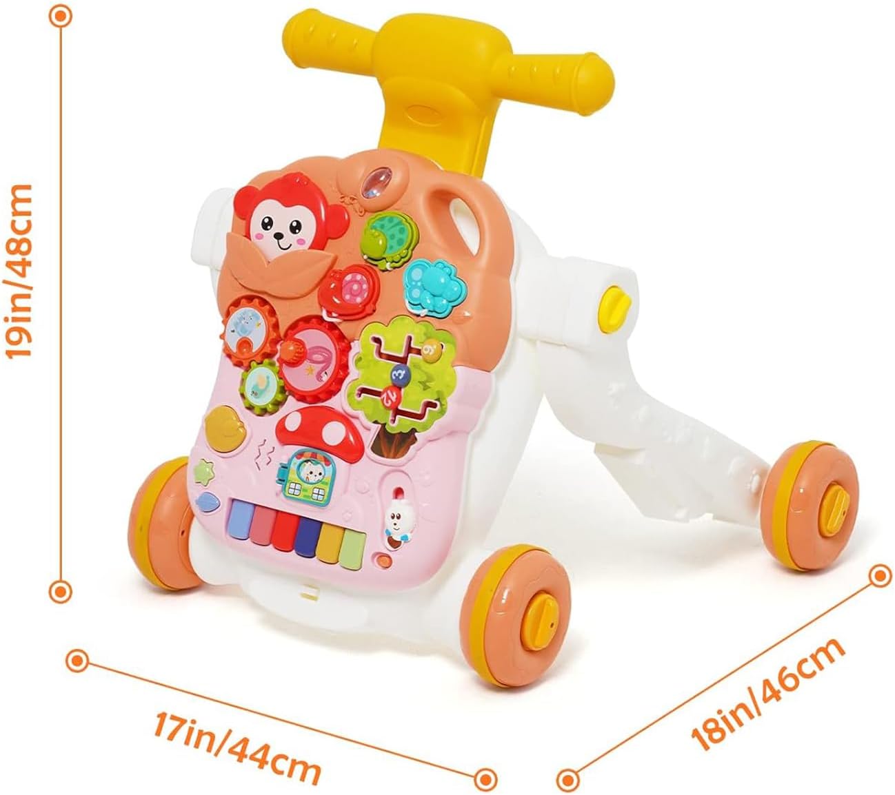 Edukativni stočić i guralica 4u1