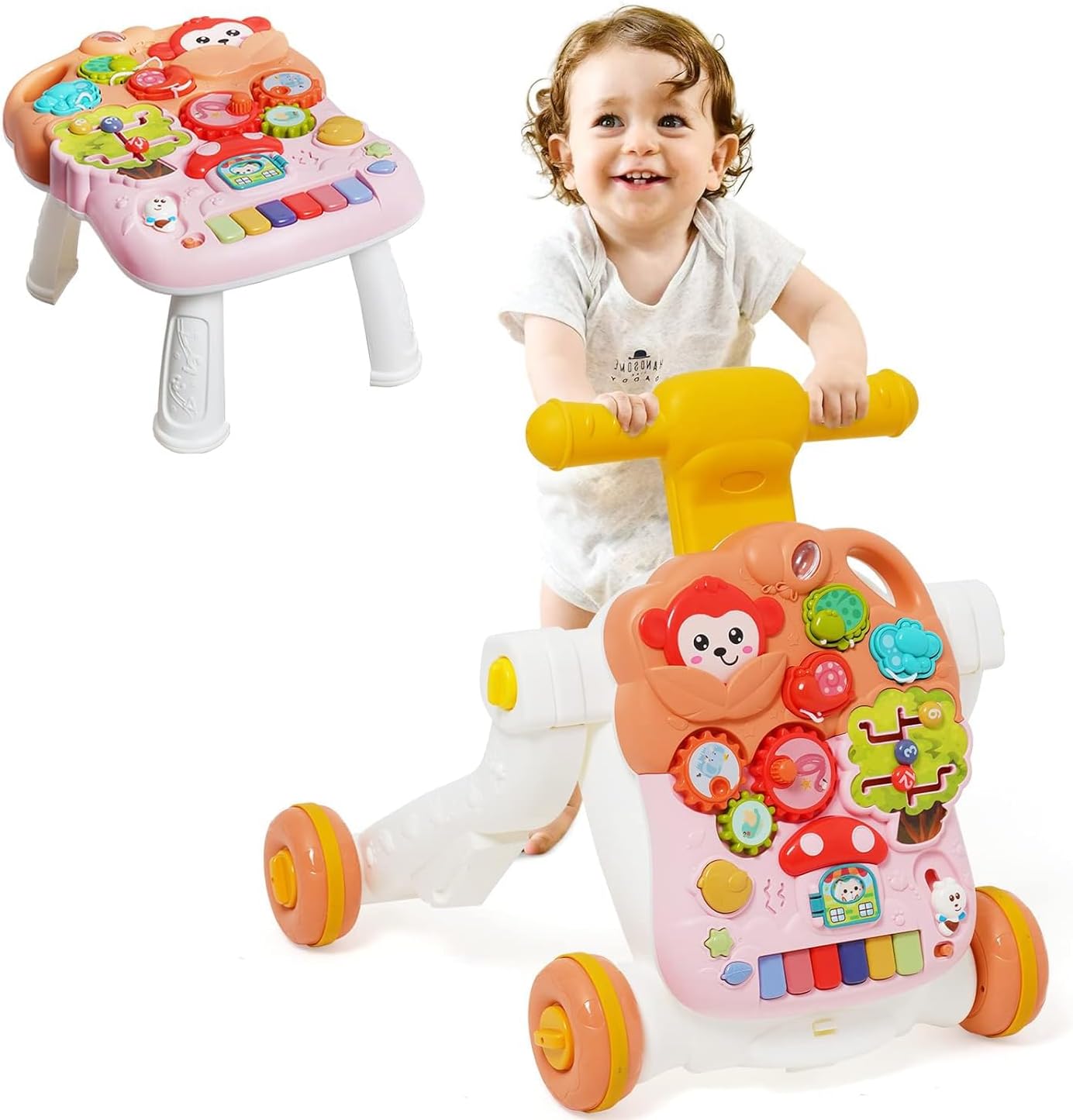 Edukativni stočić i guralica 4u1