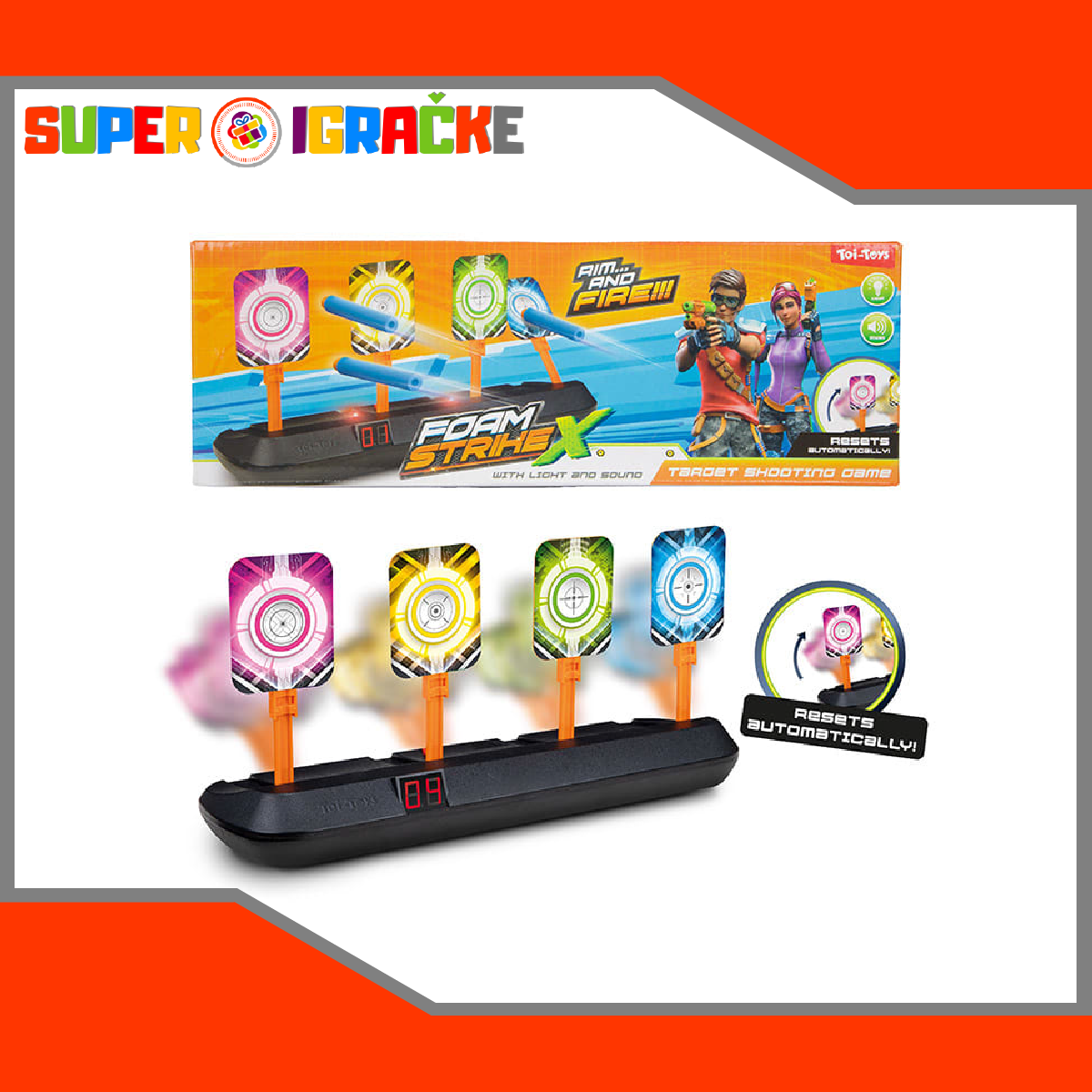 Foam Striker meta za gađanje sa zvukom