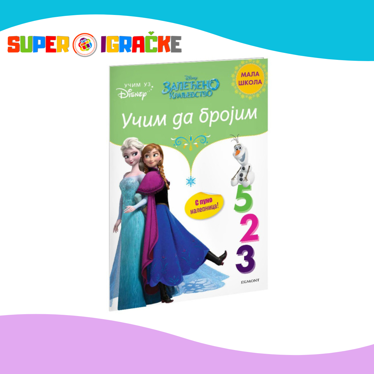 Frozen knjiga - Učim da brojim