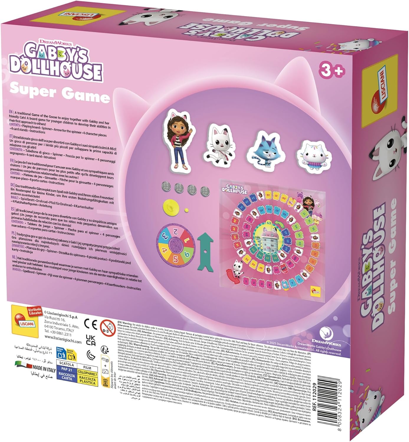 Gabbys Dollhouse društvena igra