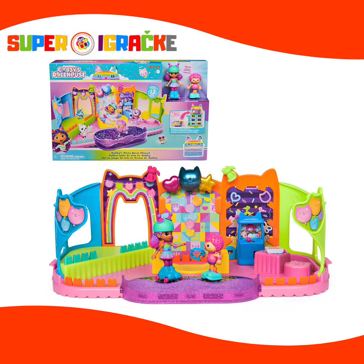Gabbys Dollhouse set - Sobica žurkica