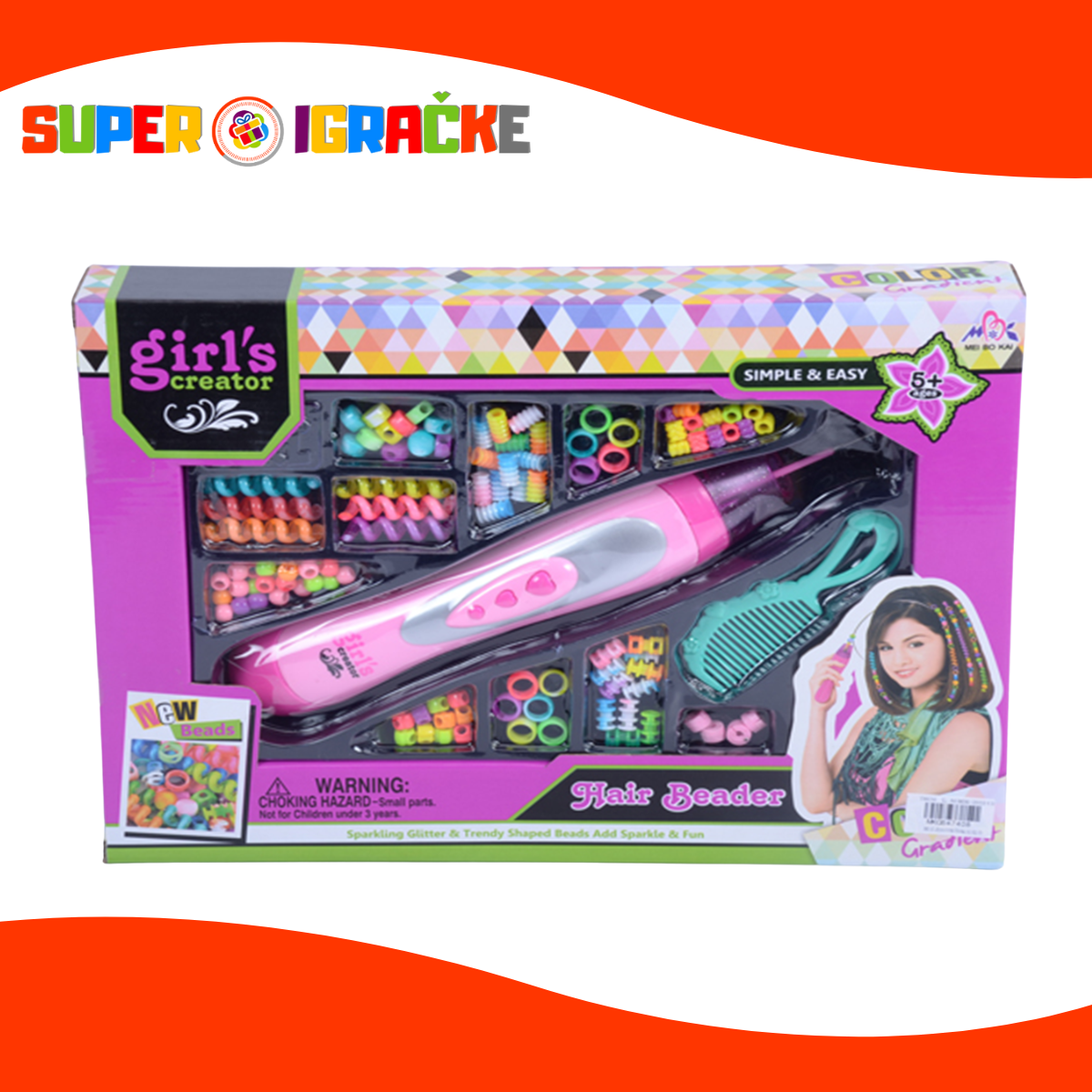 Girls Creator set za ukrašavanje kose