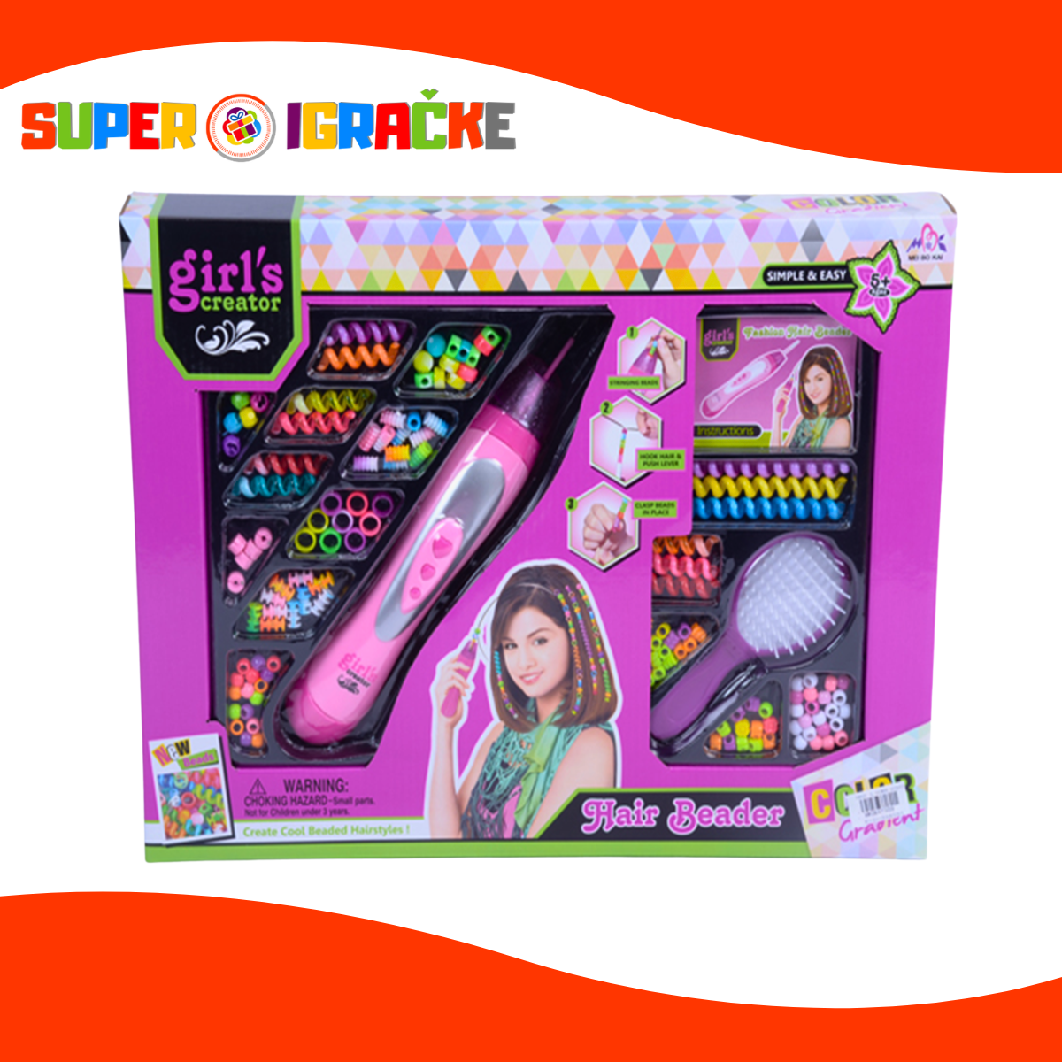 Girls Creator set za ukrašavanje kose