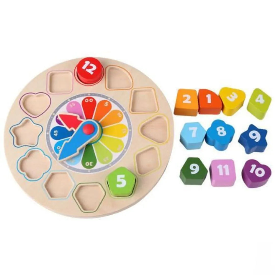 Hape drvena slagalica sat