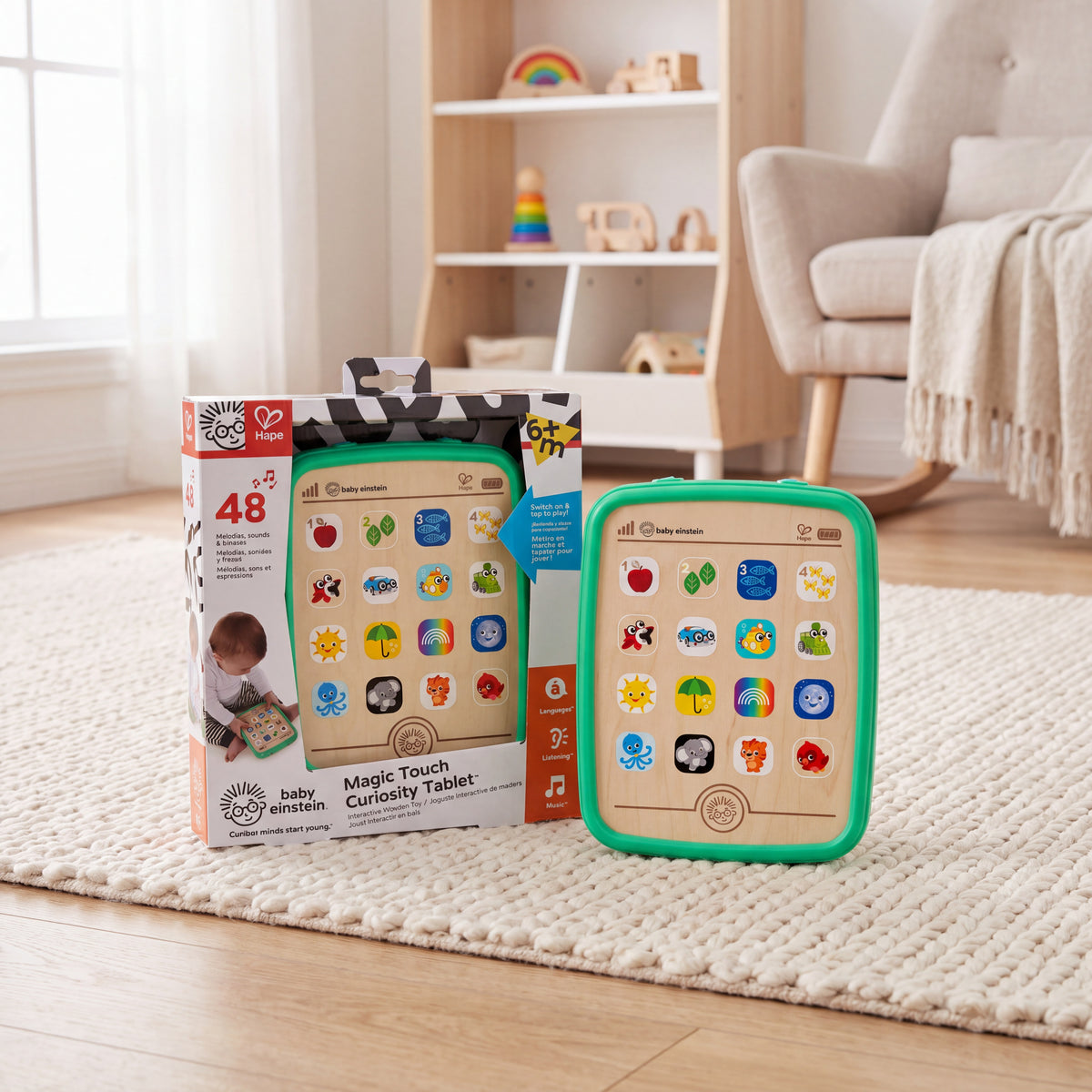 Hape edukativni drveni tablet sa touch ekranom