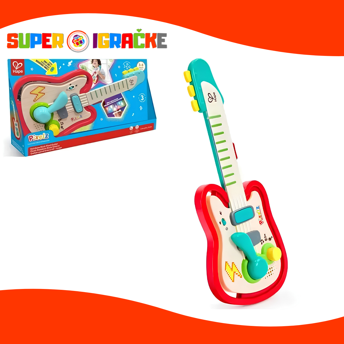 Hape interaktivna igračka gitara