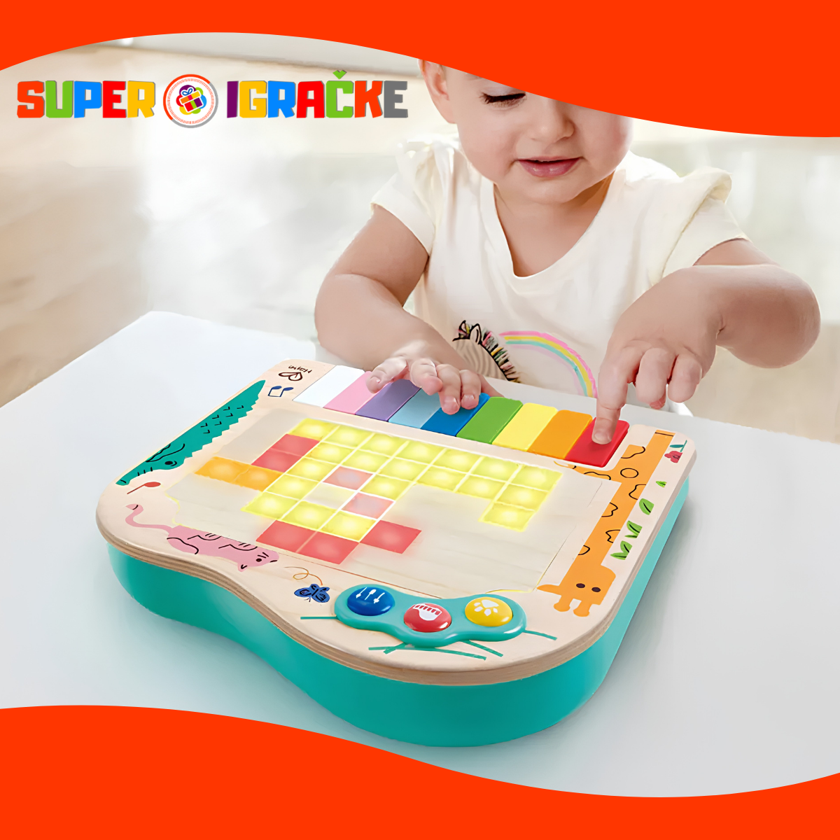 Hape piano drveni klavir sa senzorima
